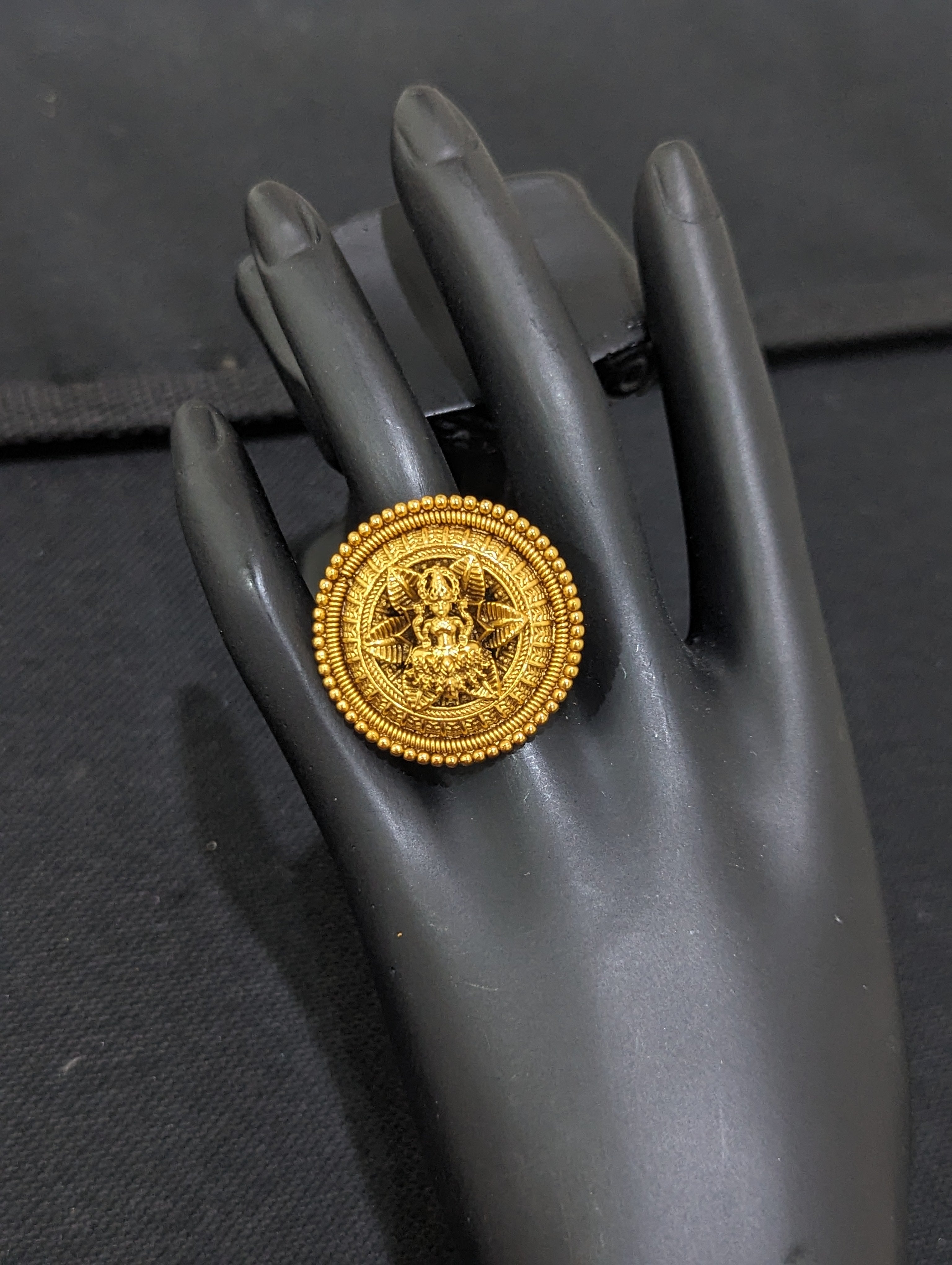Lakshmi Ring | Gold Rings | Charlotte's Web Jewellery